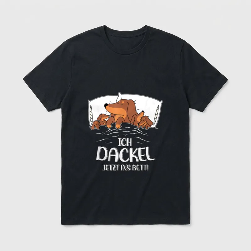 Dachshund Teckel Hundeliebhaber Offizielles T-Shirt – Klassisches T-Shirt in Schwarz
