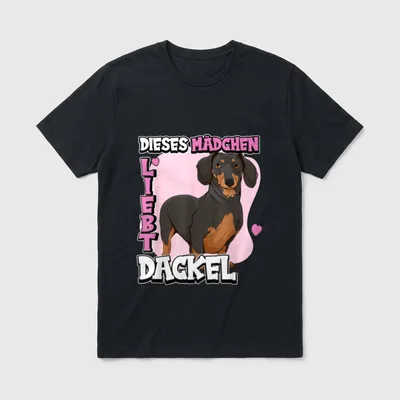 Sachen Dachshund Teckel Dieses T-Shirt – Klassisches T-Shirt in Schwarz