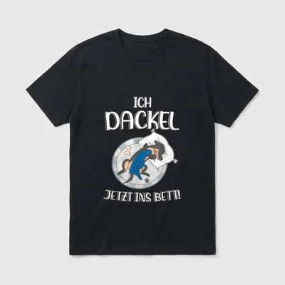 Dackel Offizielles Schlafshirt Ich T-Shirt – Klassisches T-Shirt in Schwarz