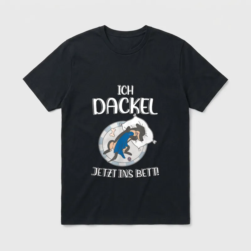 Dackel Offizielles Schlafshirt Ich T-Shirt – Klassisches T-Shirt in Schwarz