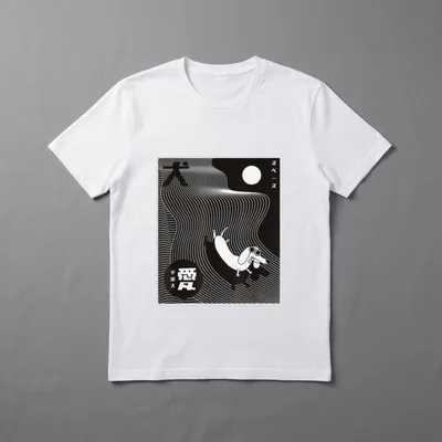 Dackel Hund Retro Wave T-Shirt – Klassisches T-Shirt in Schwarz