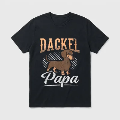 Dachshund Dackel für Hundebesitzer T-Shirt – Klassisches T-Shirt in Schwarz