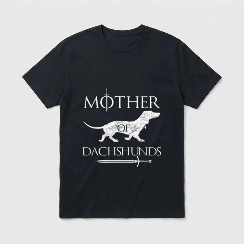 Mutter der Dackel niedlicher T-Shirt – Klassisches T-Shirt in Schwarz