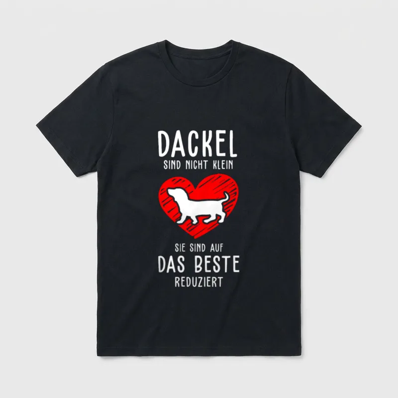 Dackel Dackel Besitzer Holzhaar T-Shirt – Klassisches T-Shirt in Schwarz