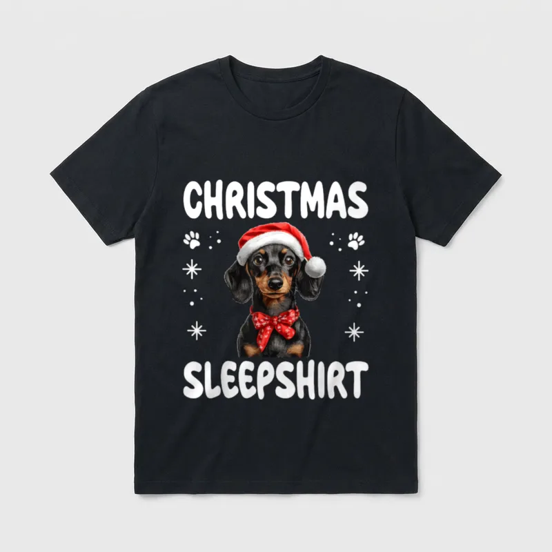 Dackel Wiener Doxie Hund T-Shirt – Klassisches T-Shirt in Schwarz