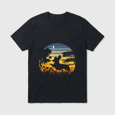 Dachshund Wiener Dog Love T-Shirt – Klassisches T-Shirt in Schwarz