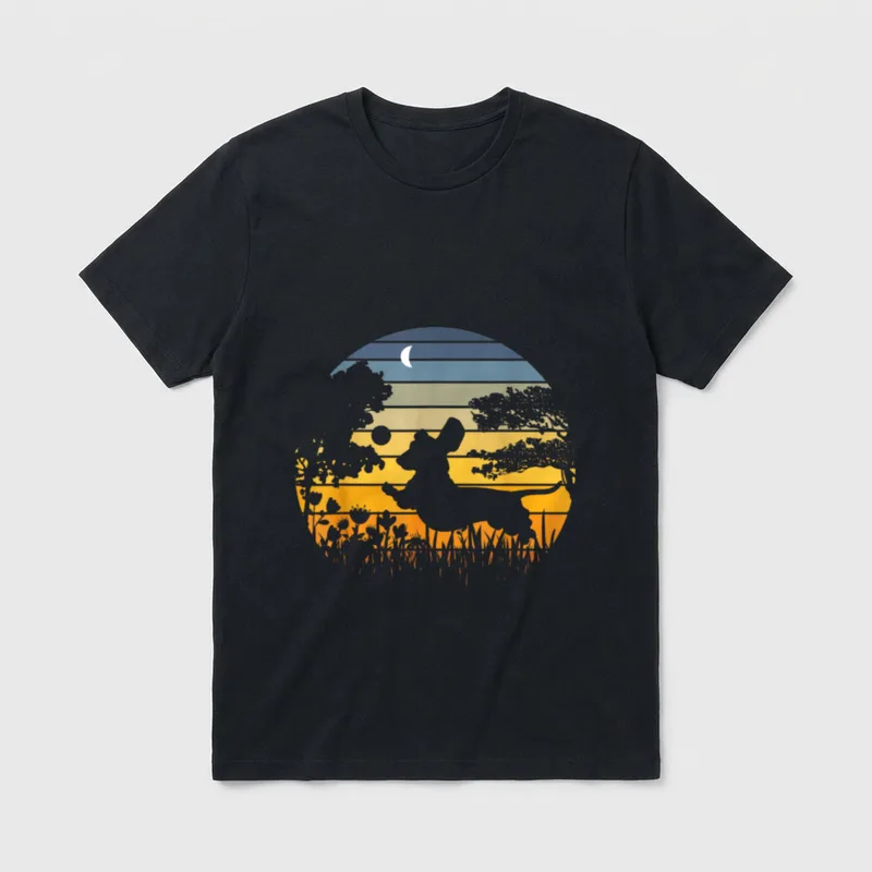 Dachshund Wiener Dog Love T-Shirt – Klassisches T-Shirt in Schwarz