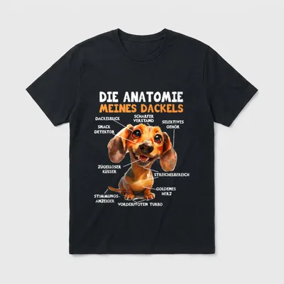 Dackel Teckle Hundehalter T T-Shirt – Klassisches T-Shirt in Schwarz