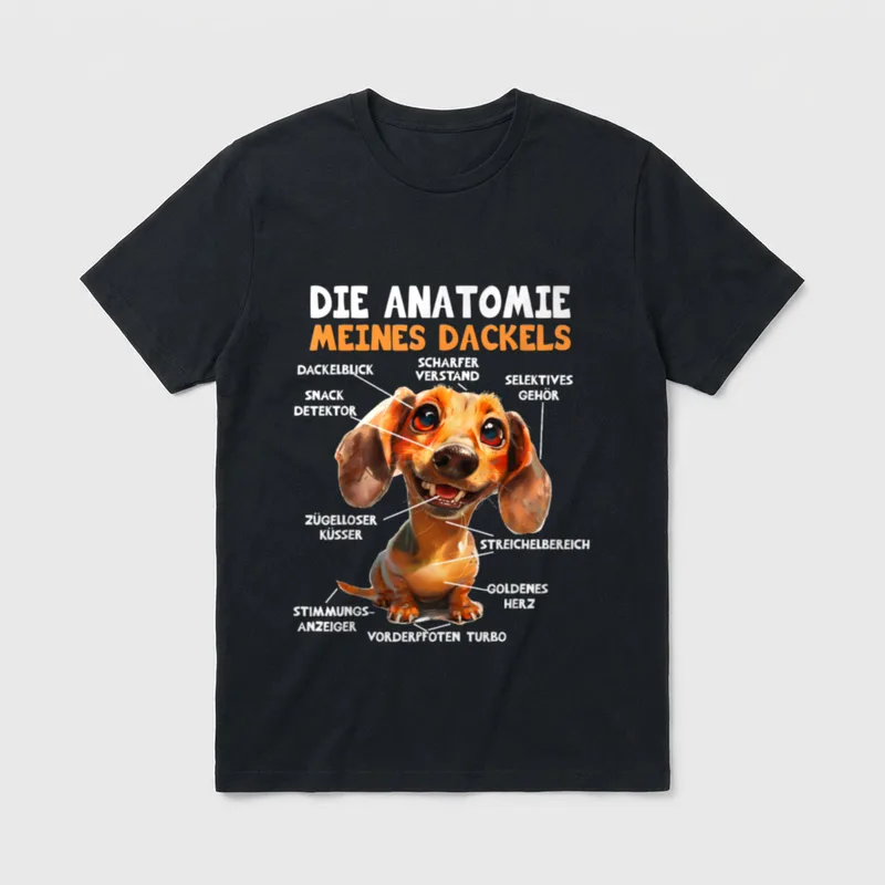 Dackel Teckle Hundehalter T T-Shirt – Klassisches T-Shirt in Schwarz