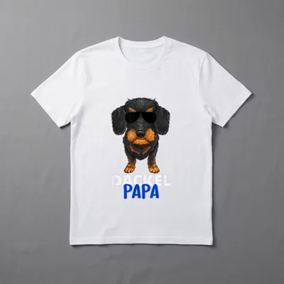 Best Dackel Dad Ever T-Shirt – Klassisches T-Shirt in Schwarz