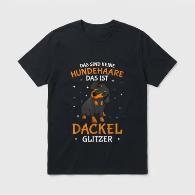 Süße Dackel Hunde Design Geschenke & Kind T-Shirt – Klassisches T-Shirt in Schwarz
