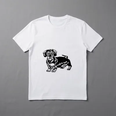Rauhaardackel Dackel Teckel Hund Hundebesitzer T-Shirt – Klassisches T-Shirt in Schwarz