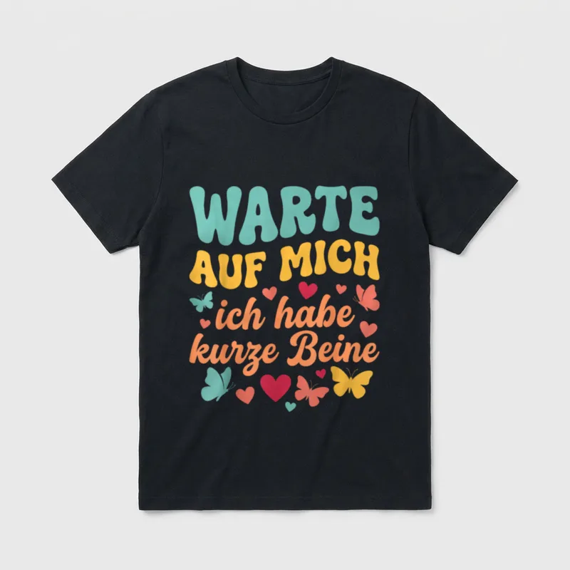 Lustiger Dackel Spruch Kurze T-Shirt – Klassisches T-Shirt in Schwarz