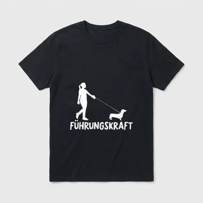 Dackel Führungskraft Teckel Hunde Mama T-Shirt – Klassisches T-Shirt in Schwarz