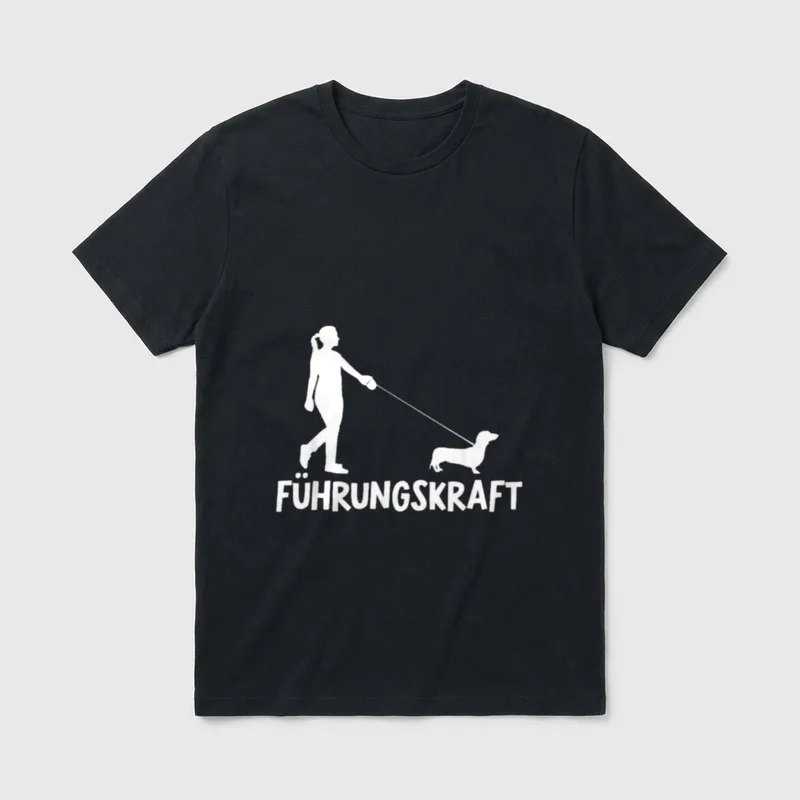 Dackel Führungskraft Teckel Hunde Mama T-Shirt – Klassisches T-Shirt in Schwarz
