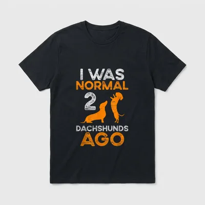 Weiner Weenie I was T-Shirt – Klassisches T-Shirt in Schwarz