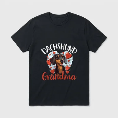 Dackel Wiener Wursthund Dackel T-Shirt – Klassisches T-Shirt in Schwarz