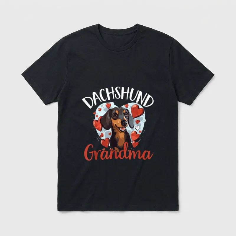 Dackel Wiener Wursthund Dackel T-Shirt – Klassisches T-Shirt in Schwarz