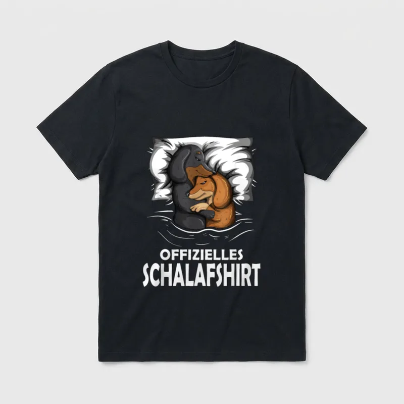 Offizielles Schlafshirt Persönliches Schlafshirt T-Shirt – Klassisches T-Shirt in Schwarz
