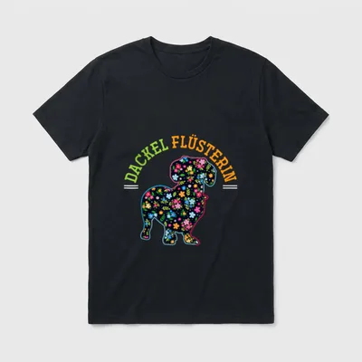 Hunde für Dackel Flüsterin T-Shirt – Klassisches T-Shirt in Schwarz