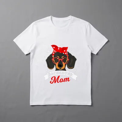 Dackel Mama Frauen Hunde T-Shirt – Klassisches T-Shirt in Schwarz