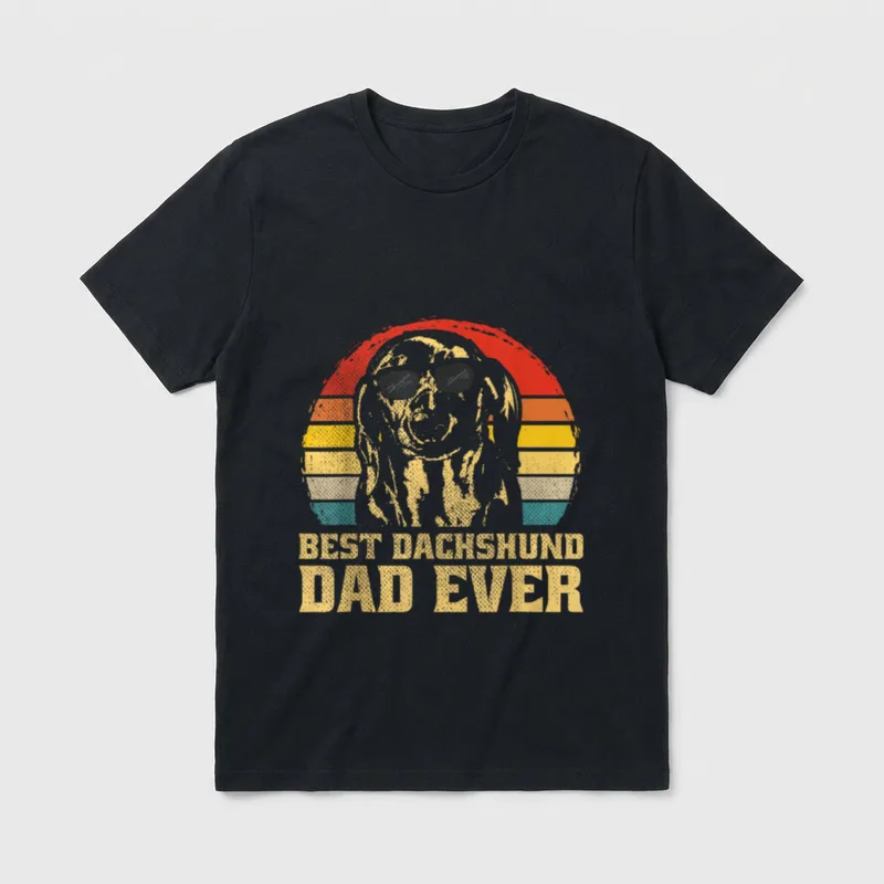 Best Dackel Teckel Hund T-Shirt – Klassisches T-Shirt in Schwarz