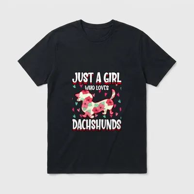 Lustiges Hundefell mit Aufschrift T-Shirt – Klassisches T-Shirt in Schwarz