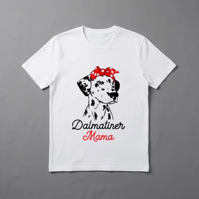 Dalmatiner Mama Hunde Frauchen T-Shirt – Klassisches T-Shirt in Schwarz