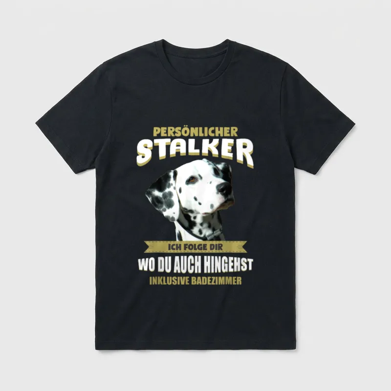 Dalmatiner Dalmatiner Hund T-Shirt – Klassisches T-Shirt in Schwarz