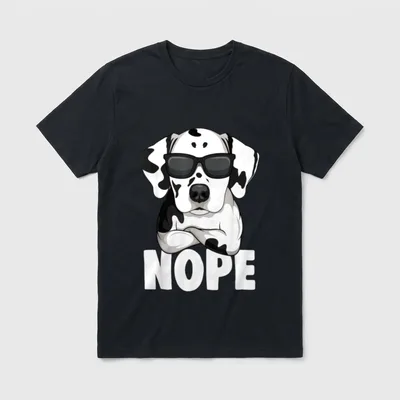 Dalmatiner Hunde Frauchen Herrchen T-Shirt – Klassisches T-Shirt in Schwarz