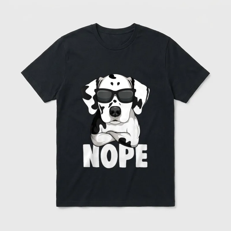 Dalmatiner Hunde Frauchen Herrchen T-Shirt – Klassisches T-Shirt in Schwarz