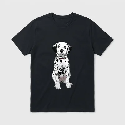 Süßer Dalmatiner-Hund für Welpen T-Shirt – Klassisches T-Shirt in Schwarz