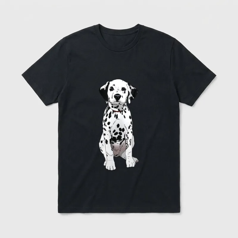 Süßer Dalmatiner-Hund für Welpen T-Shirt – Klassisches T-Shirt in Schwarz