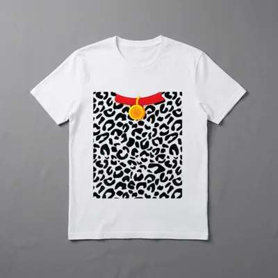 Dalmatiner-Kostüm für Erwachsene Dalmatiner-Kostüm T-Shirt – Klassisches T-Shirt in Schwarz