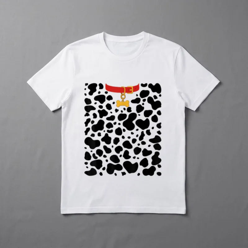 Dalmatiner Hundekostüm Erwachsene Dalmatiner T-Shirt – Klassisches T-Shirt in Schwarz