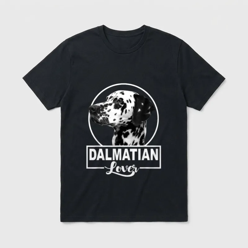 Dalmatian Lover Dalmatiner schwarz T-Shirt – Klassisches T-Shirt in Schwarz