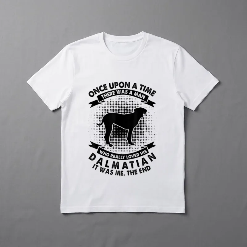 Once Upon Time There T-Shirt – Klassisches T-Shirt in Schwarz