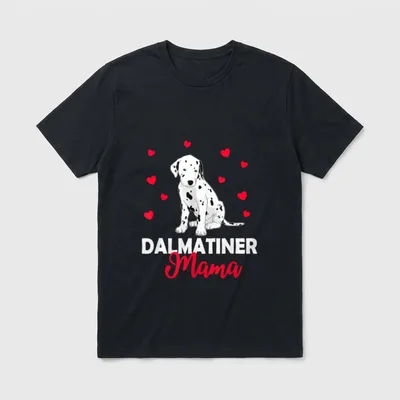 Dalmatiner Mama Hund Hundebesitzer T-Shirt – Klassisches T-Shirt in Schwarz