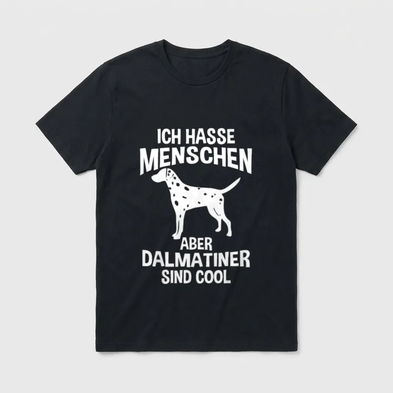 Dalmatiner sind große Dalmatiner T-Shirt – Klassisches T-Shirt in Schwarz