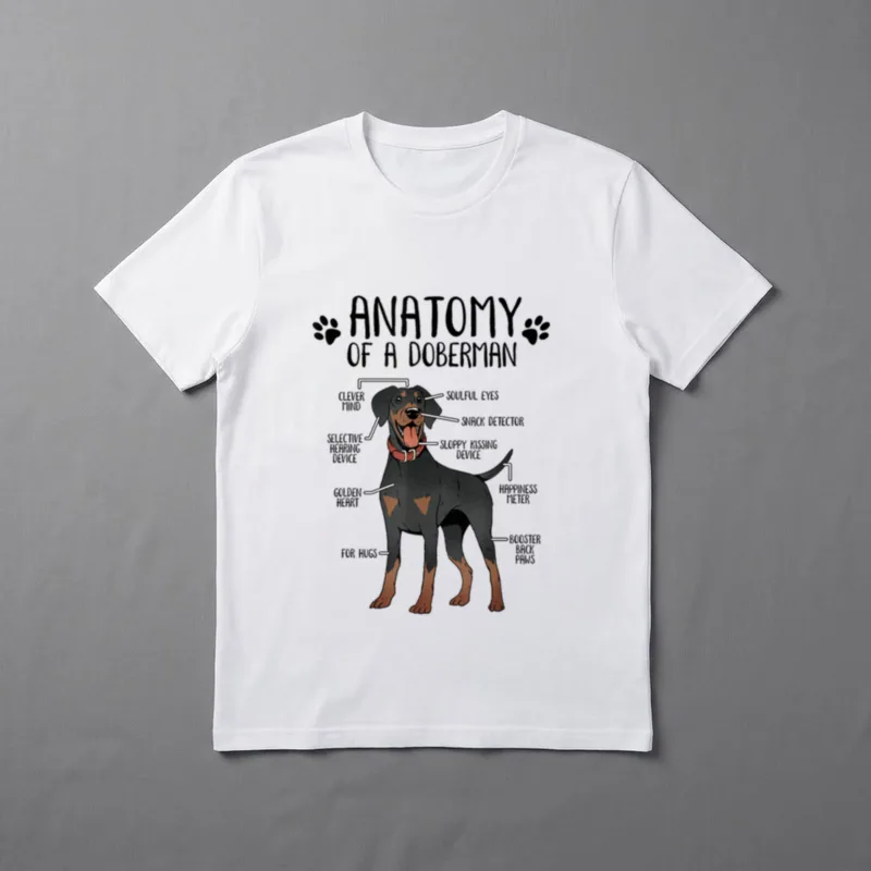 Doberman Pinscher T-Shirt – Klassisches T-Shirt in Schwarz