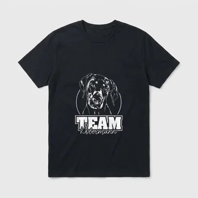 Dobermann IGP Hunde Hund T-Shirt – Klassisches T-Shirt in Schwarz