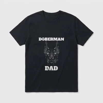 Doberman Dad Dobermann Hundebesitzer T-Shirt – Klassisches T-Shirt in Schwarz