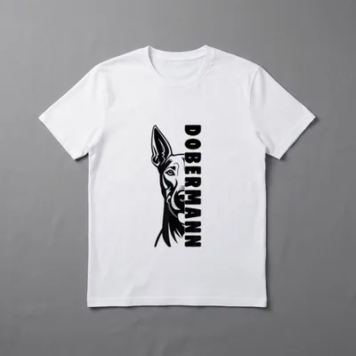 Dobermann Hund Dobermann Besitzer T-Shirt – Klassisches T-Shirt in Schwarz