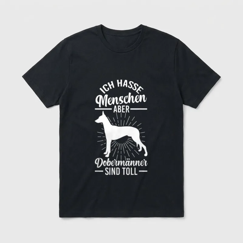 Dobermann sind großartige Dobermann T-Shirt – Klassisches T-Shirt in Schwarz