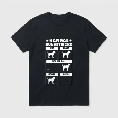 Kangal Hundetricks Anatolischer Hirtenhund T-Shirt – Klassisches T-Shirt in Schwarz