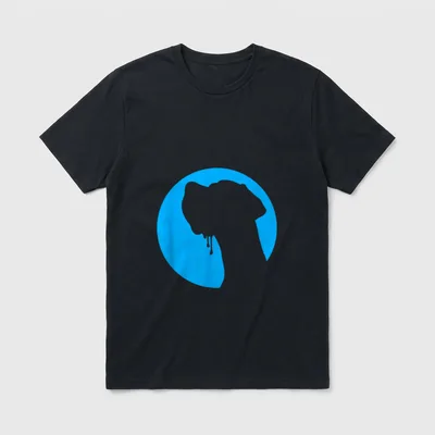 Deutsche Dogge Profil T-Shirt – Klassisches T-Shirt in Schwarz