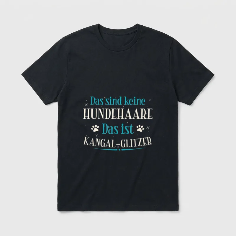 Kangal Kangal Mama HSH T-Shirt – Klassisches T-Shirt in Schwarz