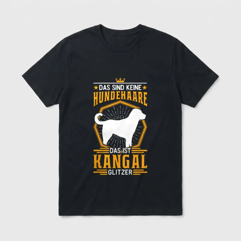 Kangal Glitzer Anatolischer Hirtenhund T-Shirt – Klassisches T-Shirt in Schwarz