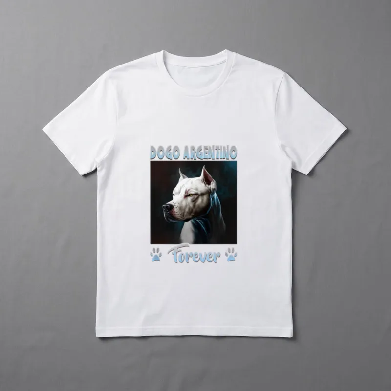 Dogo Argentino Forever Besitzer T-Shirt – Klassisches T-Shirt in Schwarz