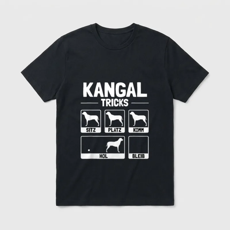 Lustiges Kangal Hund Hundehalter T-Shirt – Klassisches T-Shirt in Schwarz